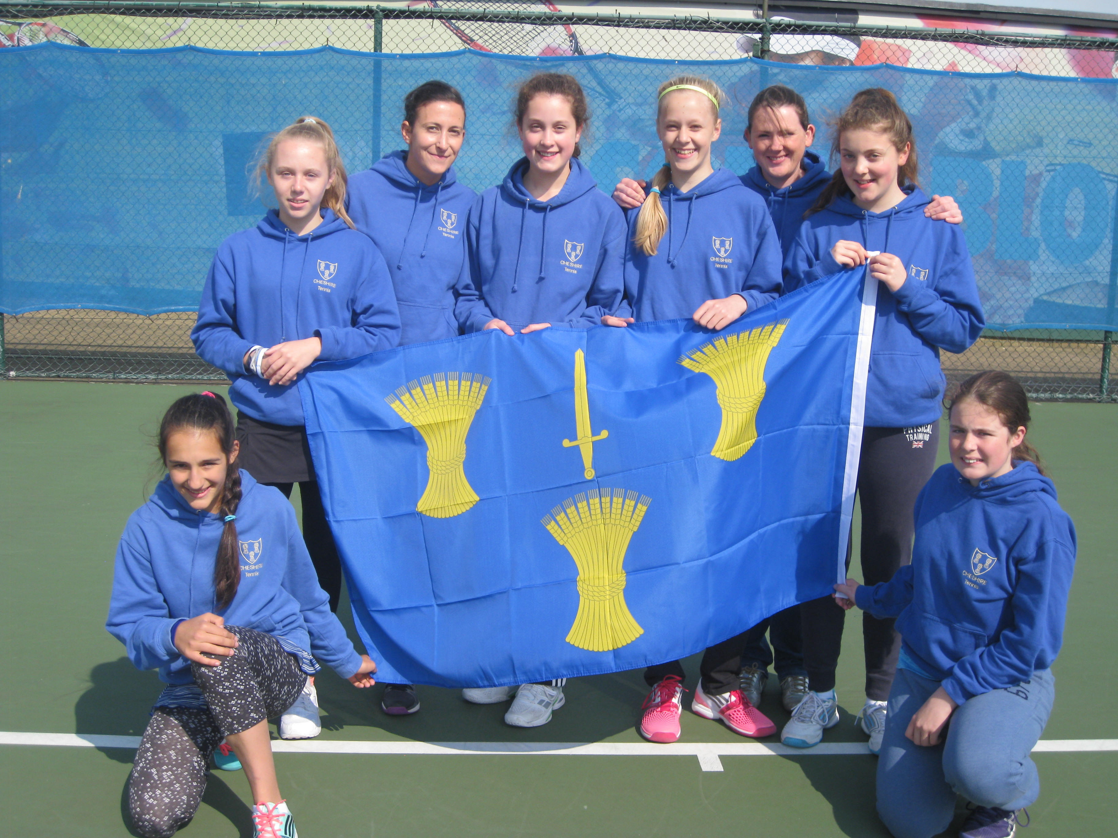 Cheshire U14 Girls Make History National County Cup Champions LTA